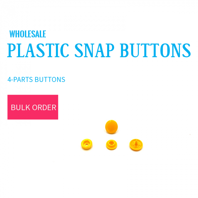 boutons instantanés en plastique
