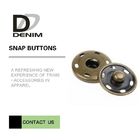Brass Custom  On Snap Buttons For Overcoat Down Jacket / Cotton - Padded Clothes