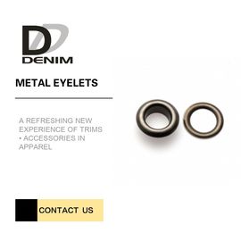 Gunmetal Large Size Metal Eyelet Rings for Clothing Fabric Flat Eyelet Trims Accessories