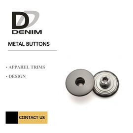 Denim Jacket Buttons | Metal Jeans Buttons Trims